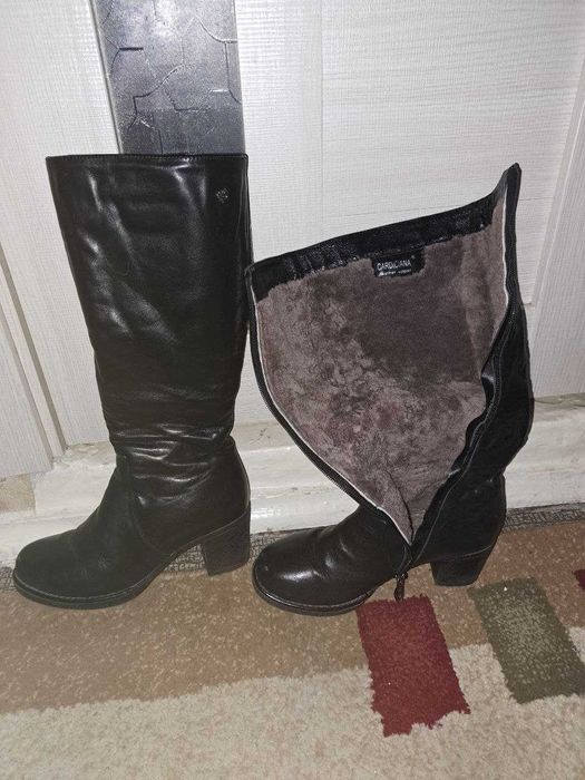 Сапоги зимние утепленные  36 размер новые