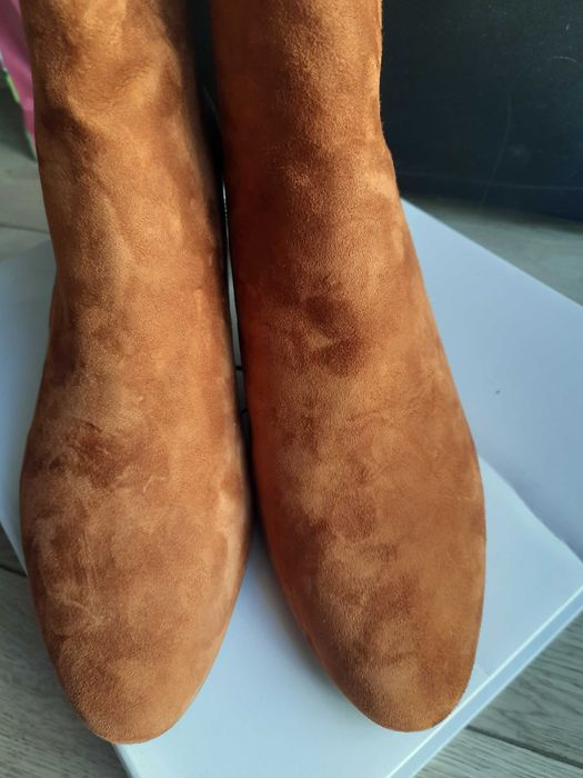 Botine noi piele naturala intoarsa nr 41