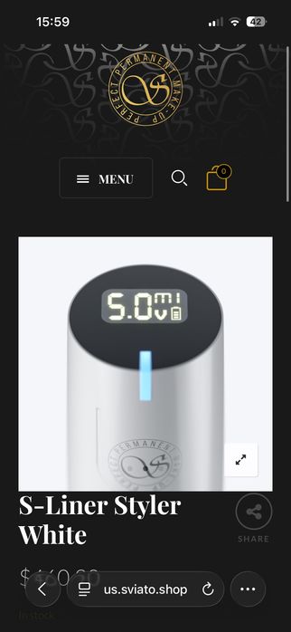 PMU машинка за перманентен грим S- Liner Styler