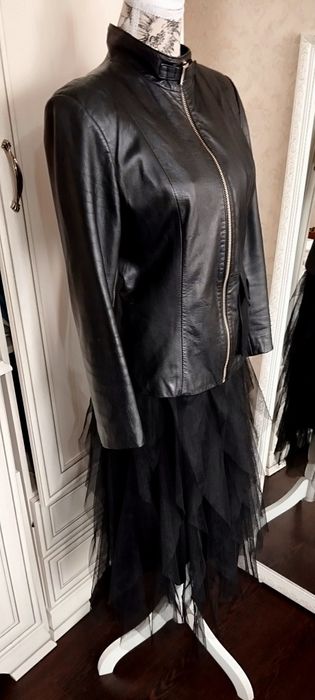 Geacă ,jachetă piele naturală mănușă.