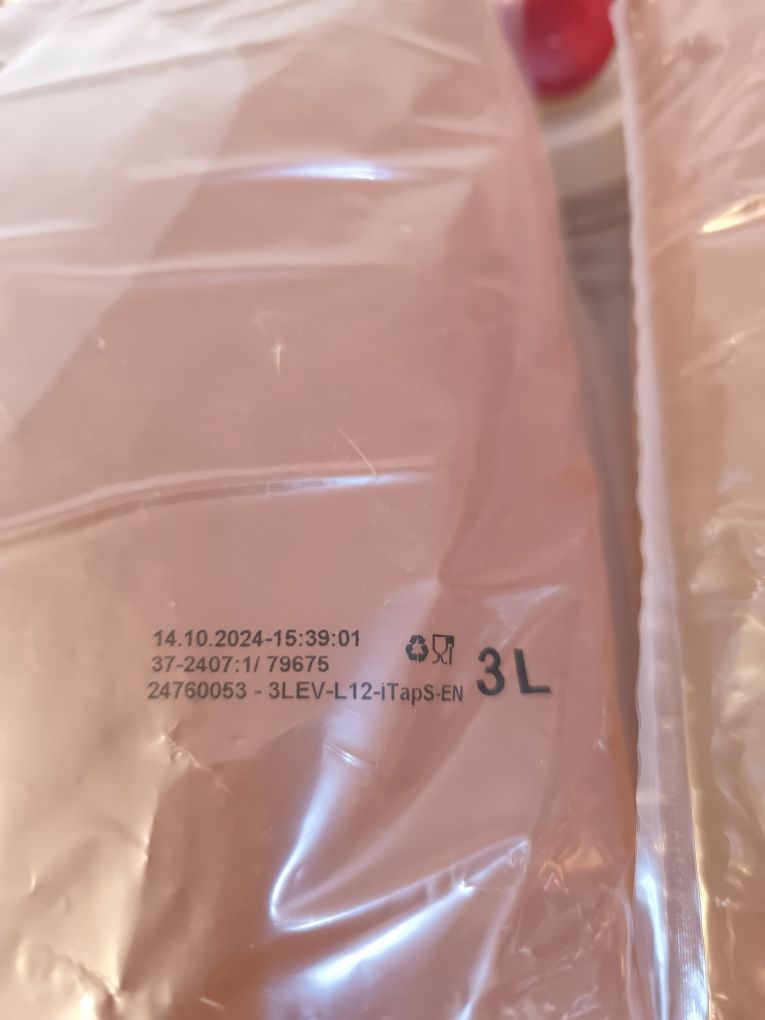 Suc de pere la pungi de 3L cu robinet