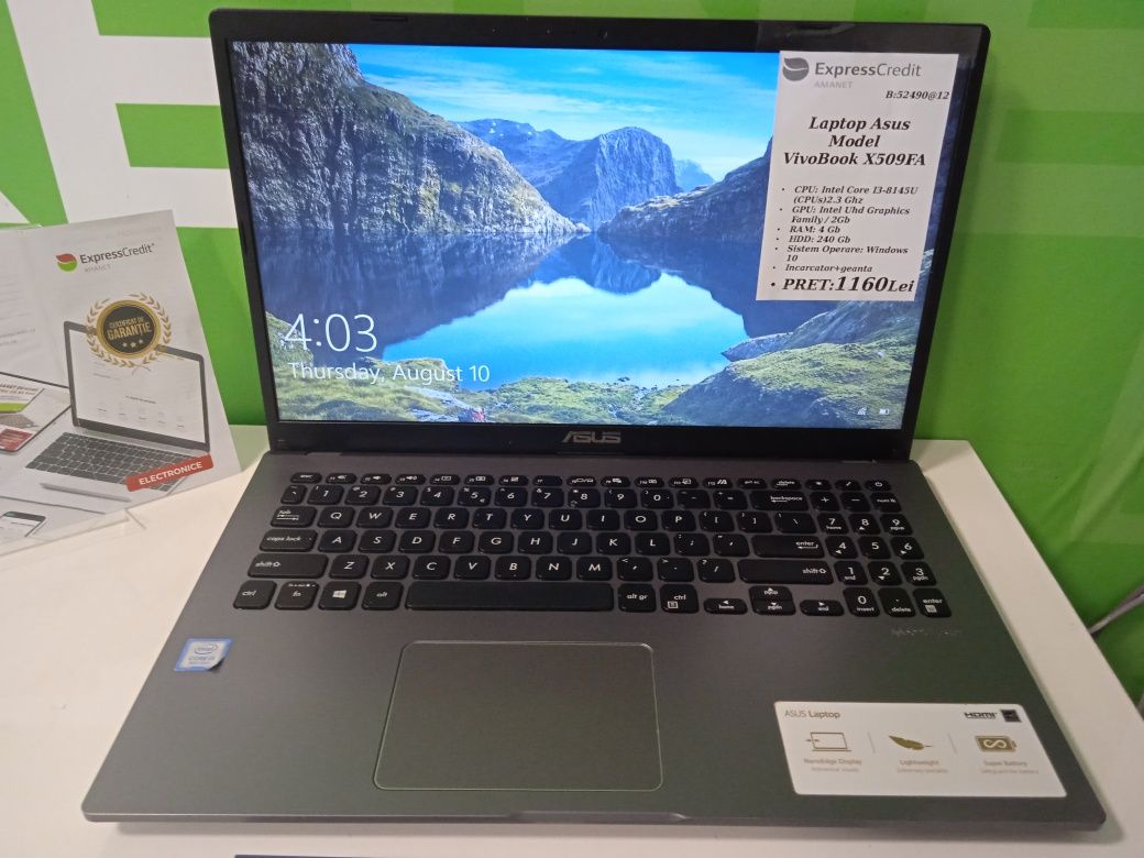 Laptop Asus VivoBook X509FA (52490 Tătărași)