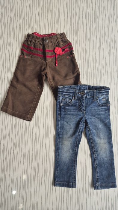 Брючки Cake Wlak и джинсы Benetton на девочку 1-2 года