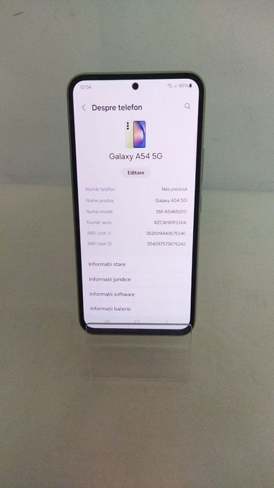 Telefon Samsung Galaxy A54 5G, Cod 108047