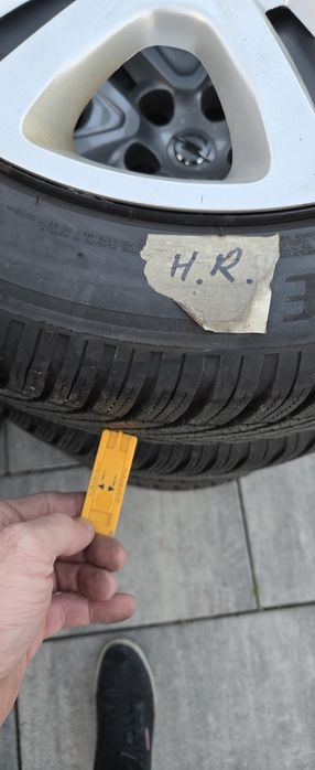 jante cu anvelope iarna pentru audi Q5 și opel 205 55 r16