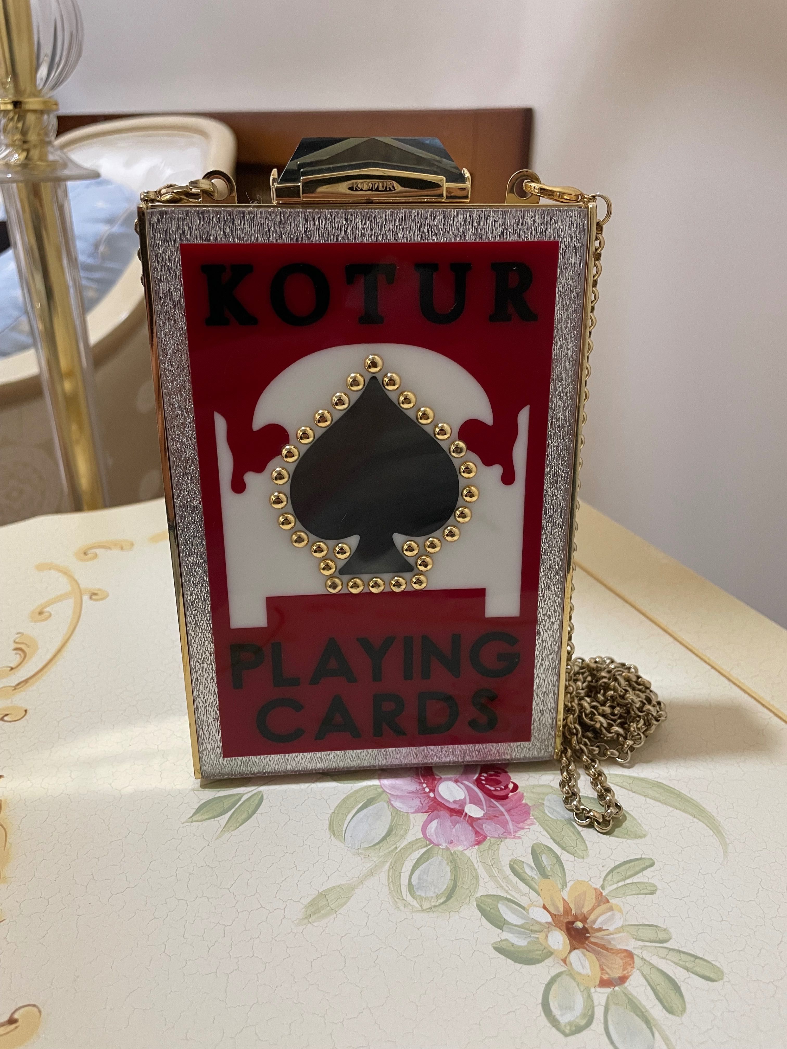 Клатч Kotur playing cards оригинал