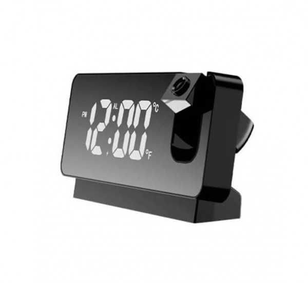 Часовник с проектор S282A, LED, огледален, термометър, -10°C до 50°C