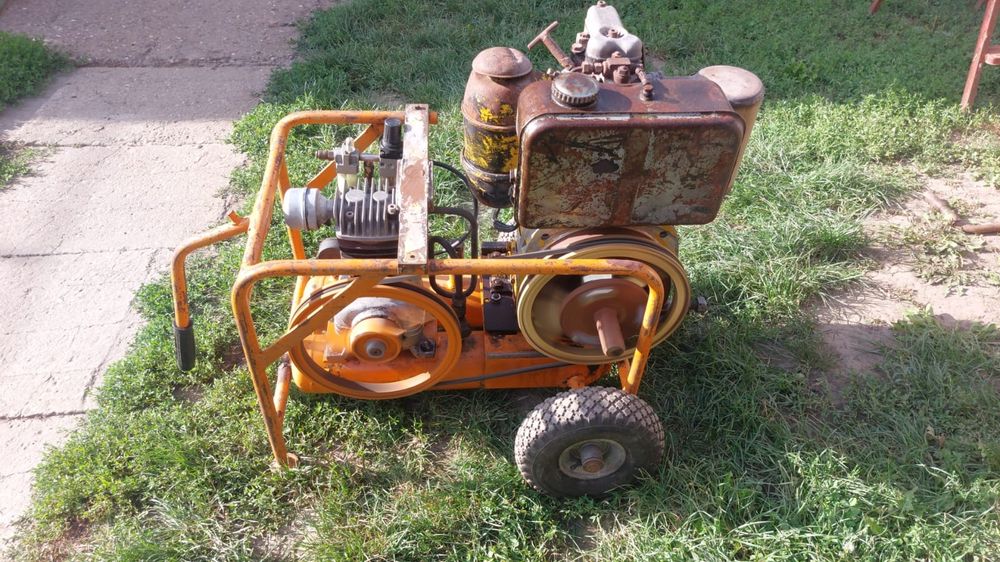 Compresor de aer pe motorină