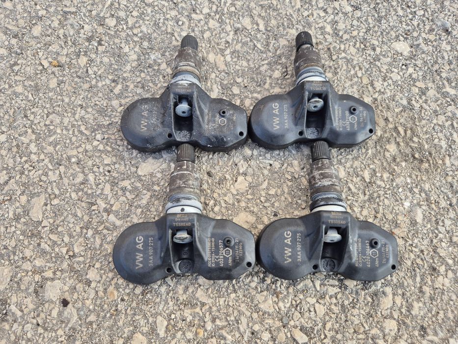 4бр. TPMS Датчици вентили VW сензори налягане гуми