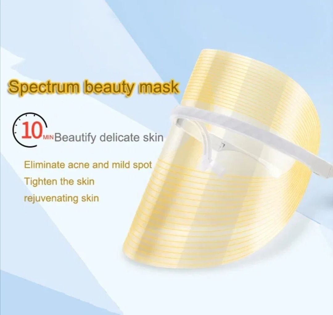 Козметична LED маска за фотодинамична терапия бръчки, акне, пори