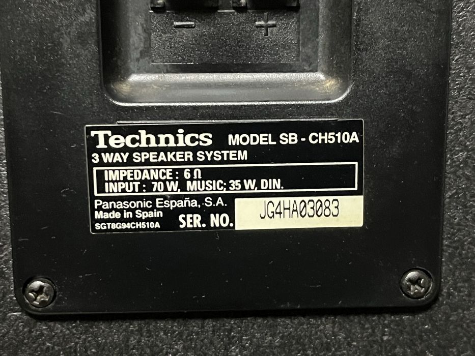 Boxe Technics SB-CH510A