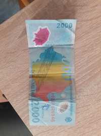 Bancnota 2000lei eclipsa