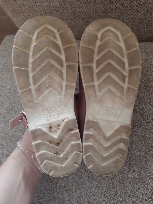 Детски официални обувки Next 27,5/ 9,5 в пепел от рози