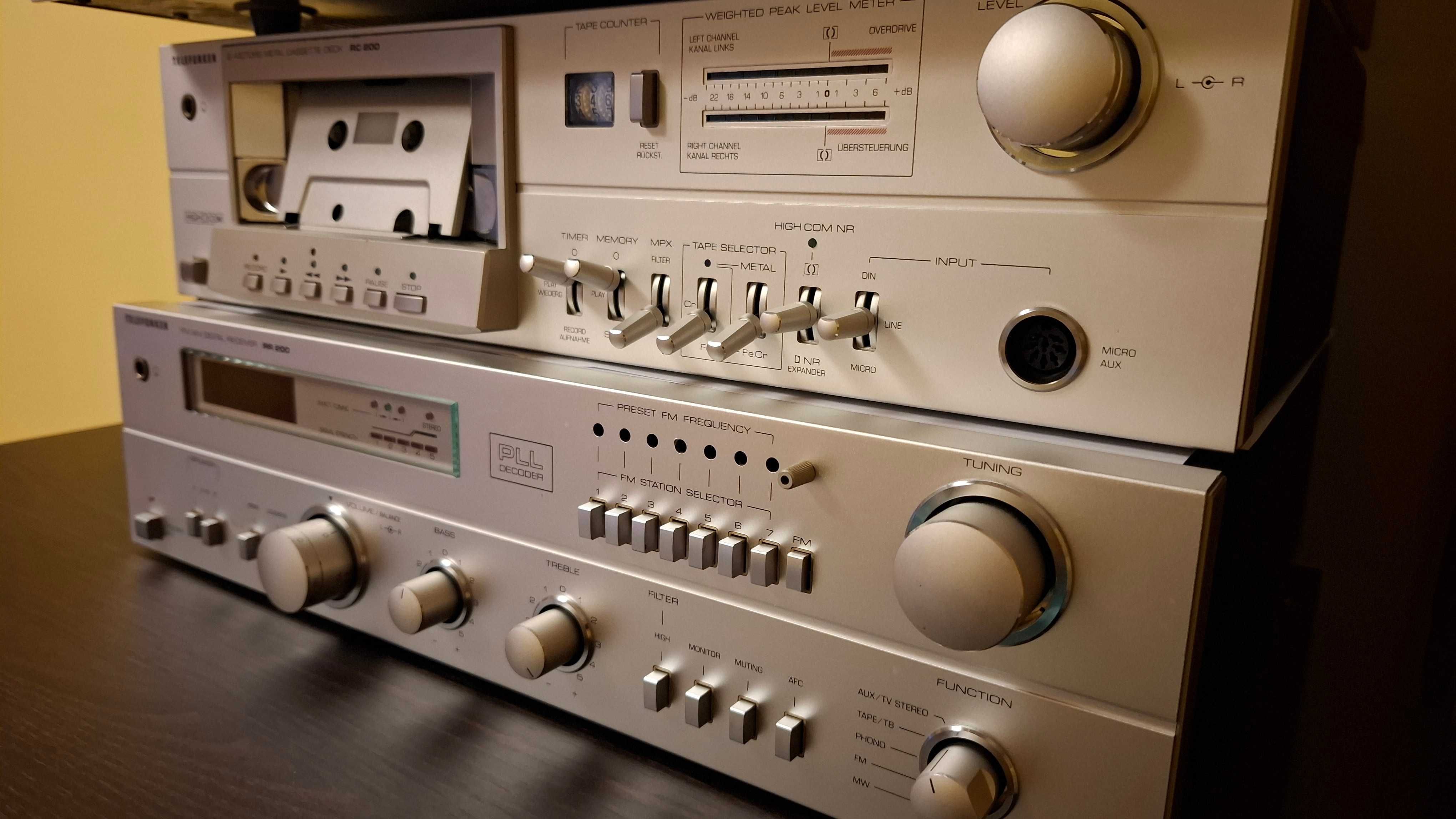 Amplituner Telefunken RR200 si CasetofonTelefunken RC200