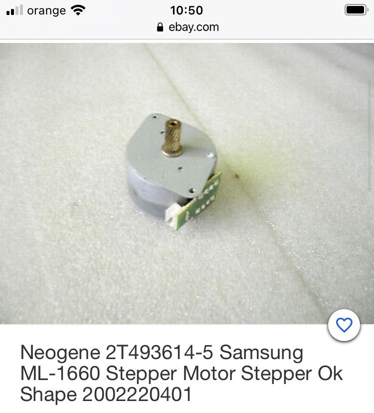 Motor imprimanta Neogene 2T493614 Samsung ML 1660 Stepper-Mo