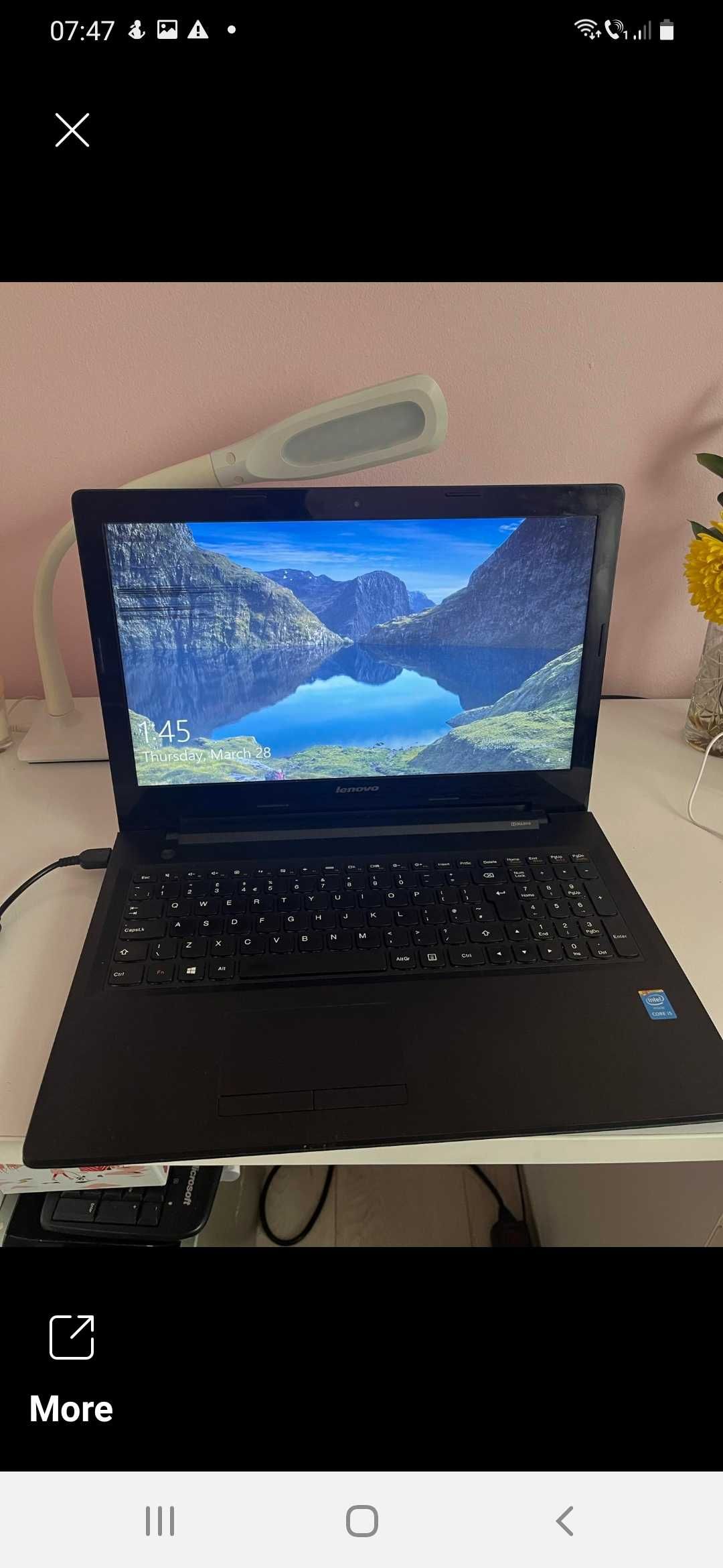 Laptop Lenovo cu procesor i5