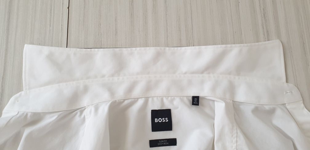 Hugo Boss Slim Fit Easy Iron Stretch 40/ 15 3/4/ М НОВО ОРИГИНАЛ Мъжка