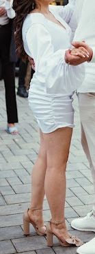 Rochie ALBĂ din tafta