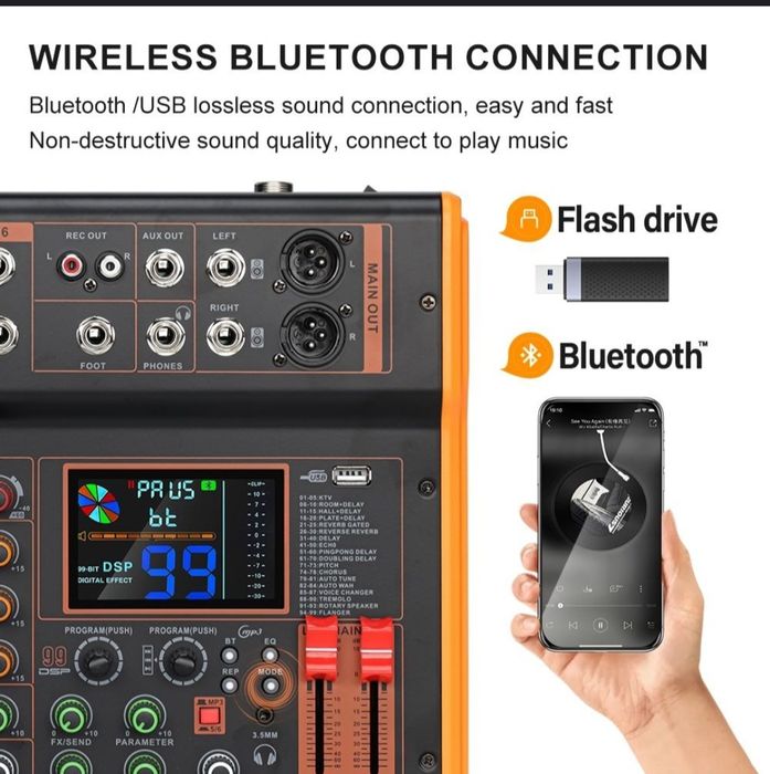 Mixer audio DSP chip