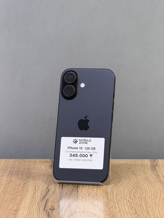 iPhone 16 128 GB АКБ 100 % | Mobile Zond