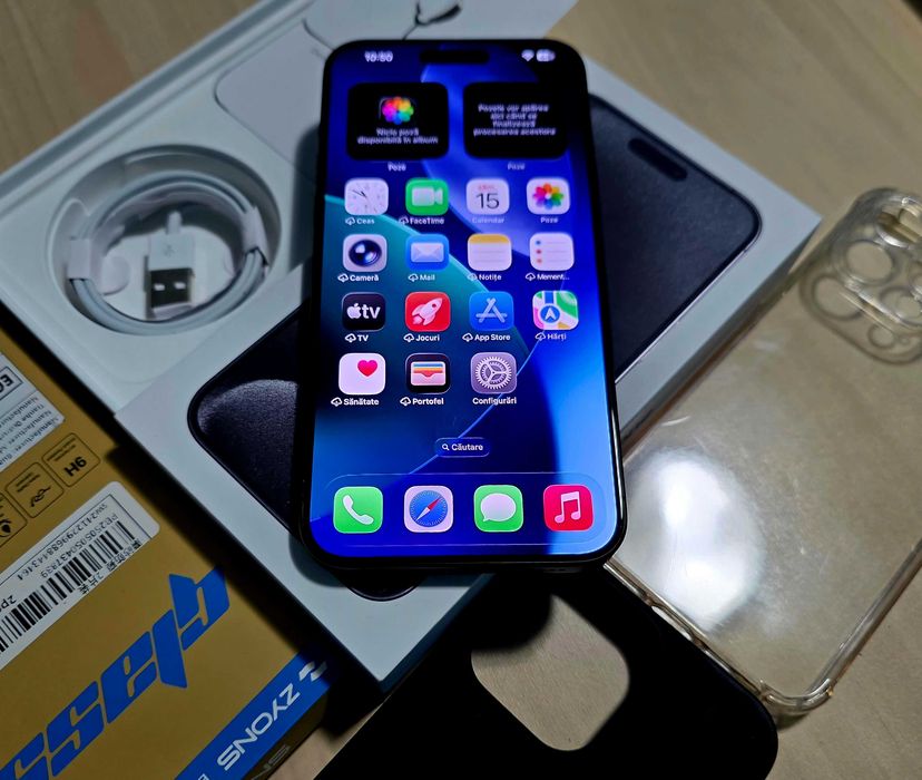 iPHONE 15 Pro Max,aspect de Nou !,funct.perfect !,pachet compl.+bonus