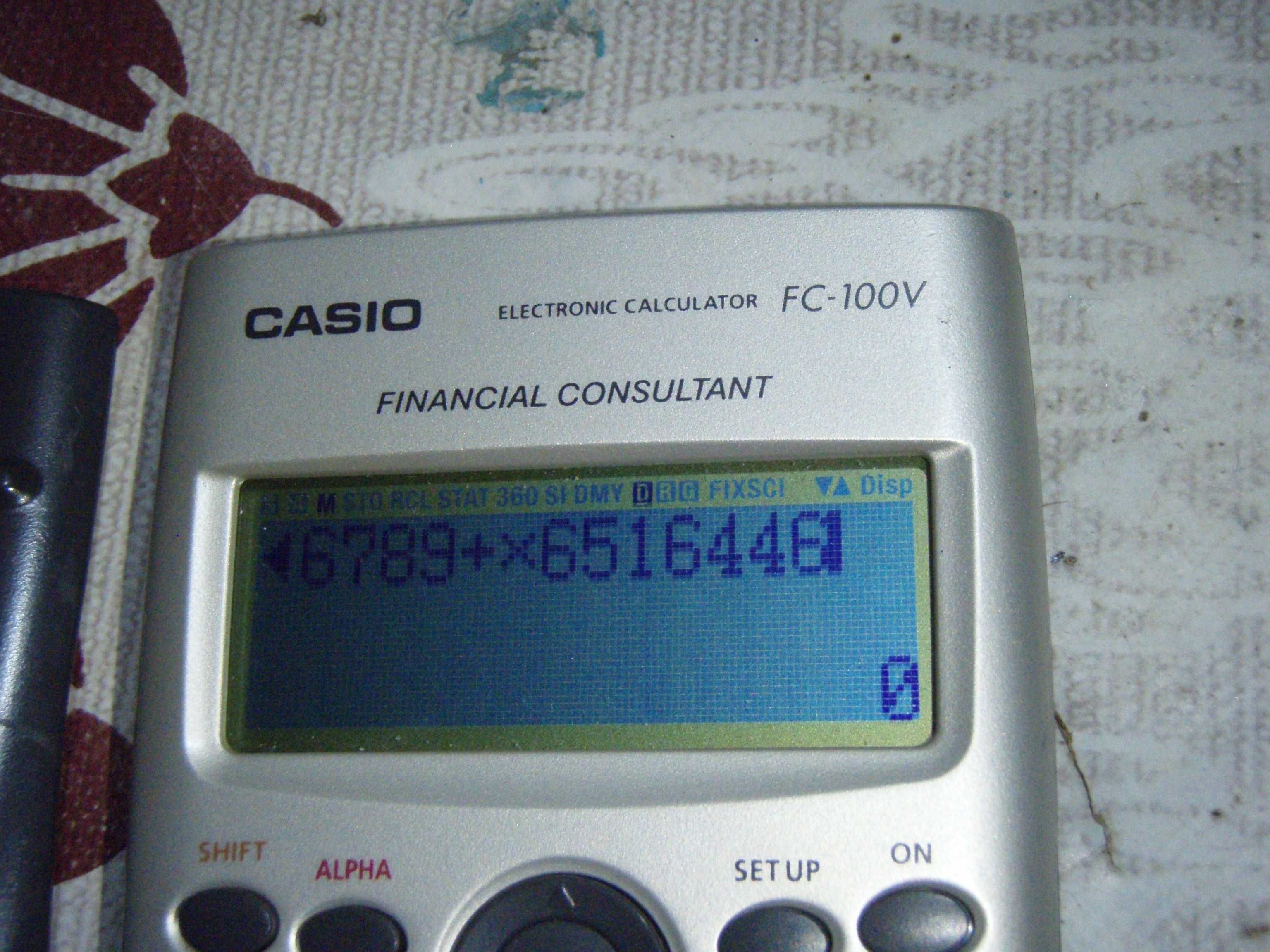 Calculator stiintific Casio FC-100V Financial Consultant