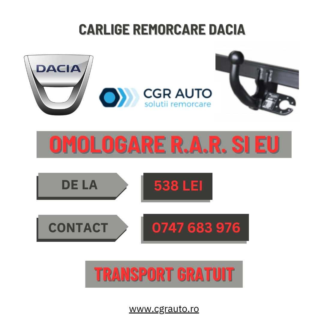 Carlige remorcare Dacia omologate si durabile