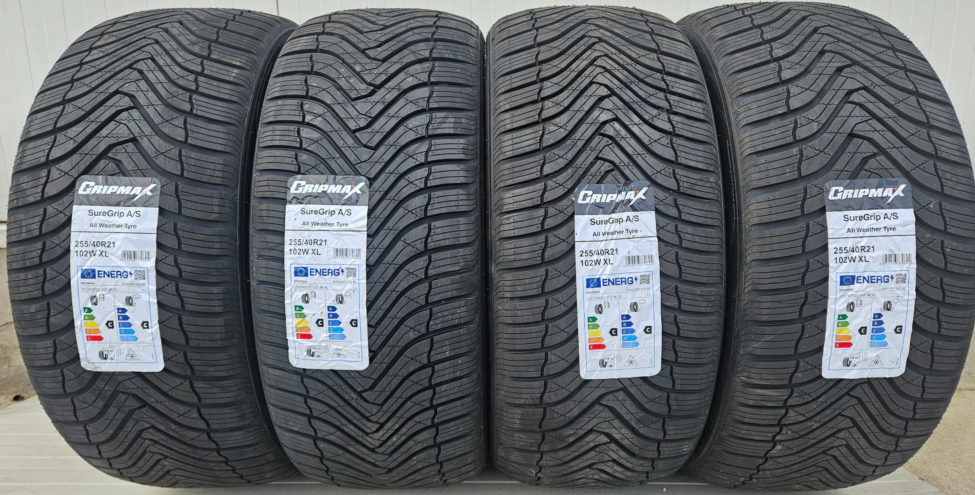 255/40 R21, 102W XL,GRIPMAX, Anvelope all season M+S, Protectie janta