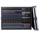 Mixer audio profesional 16 canale, 1800W x 2, 12 intrări microfon