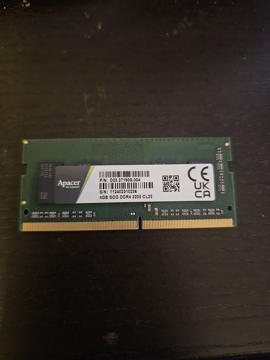 Memorie laptop Apacer 4GB DDR4 3200MHz SO-DIMM CL22