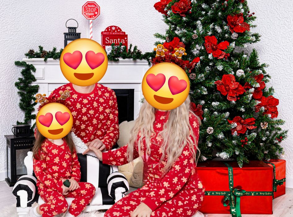 Set pijamale de craciun pentru familie!