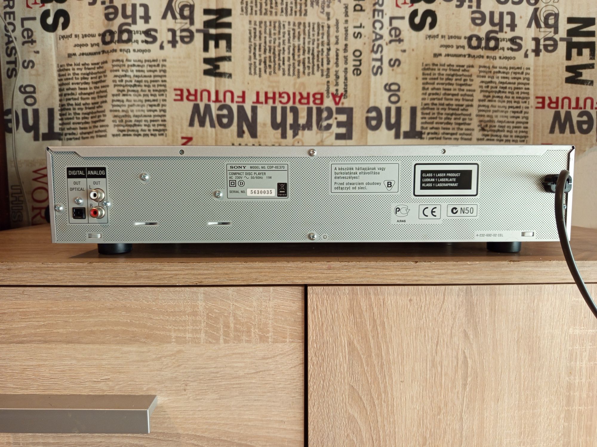 СД-Плейър "Sony"CDP-XE370