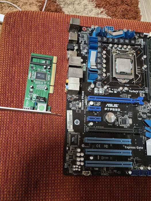 Kit placa de baza + procesor + 12 GB ram + shild + placa se rețea