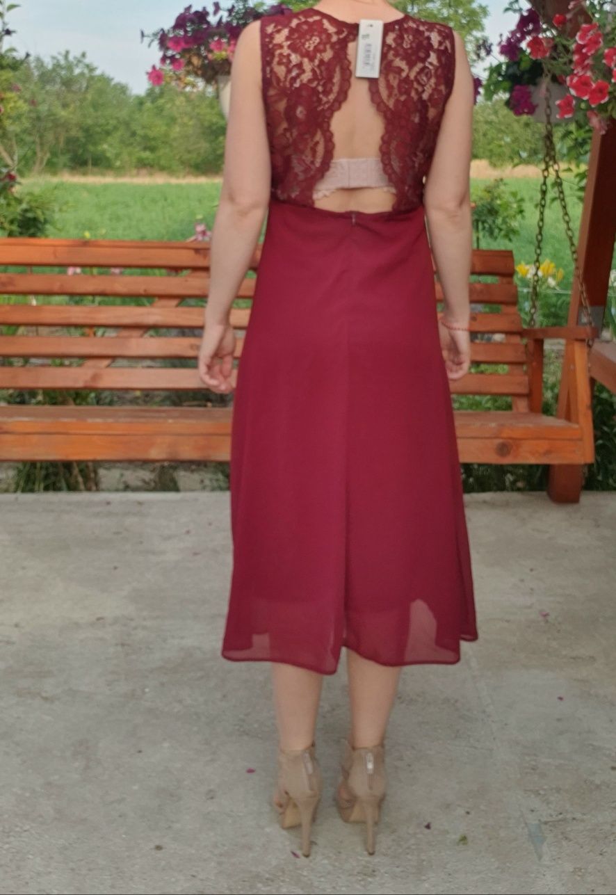 Rochie bordo zi / seara