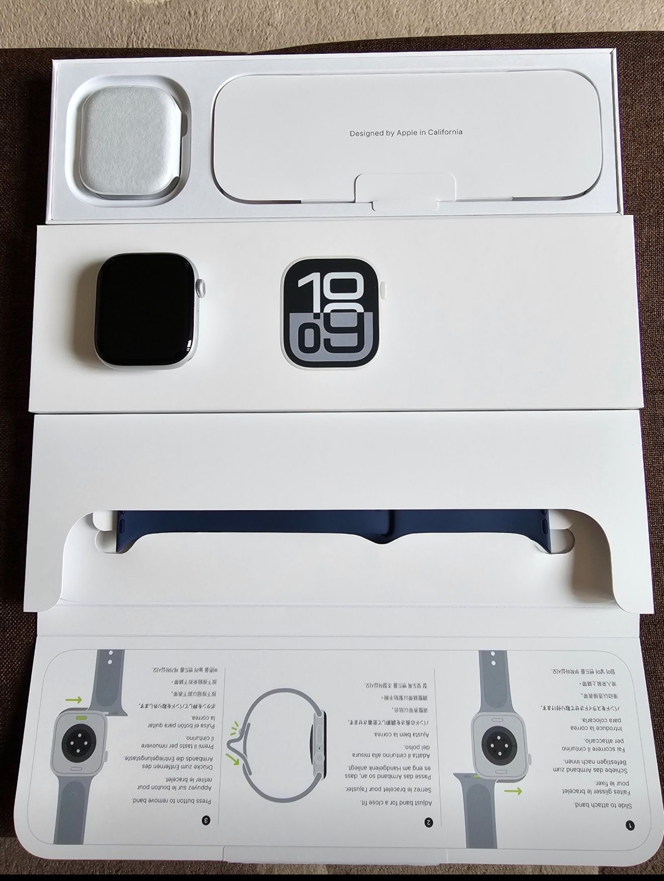 Apple Watch 10 46mm Silver Denim