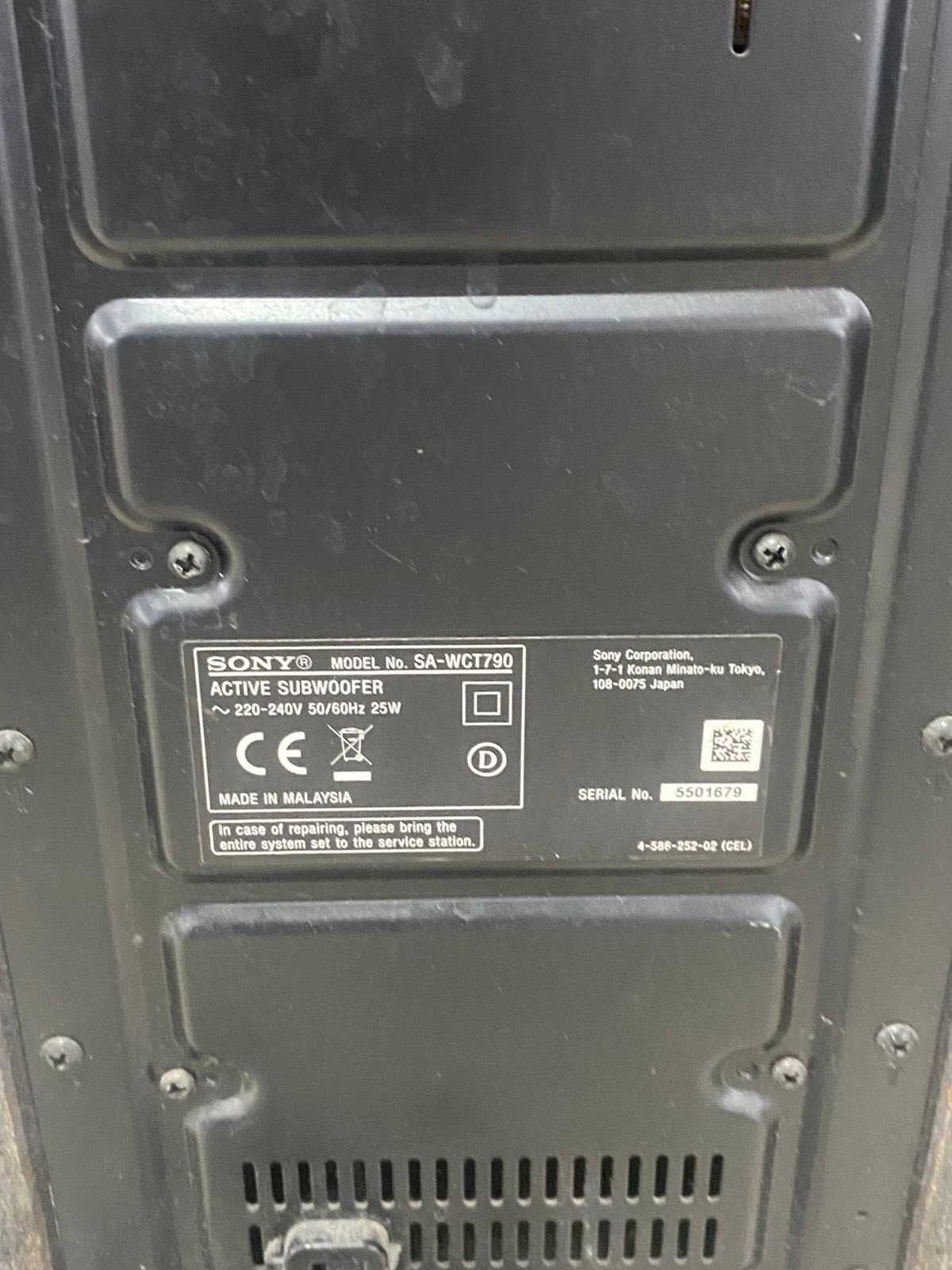 Saundbar Sony HT-CT790