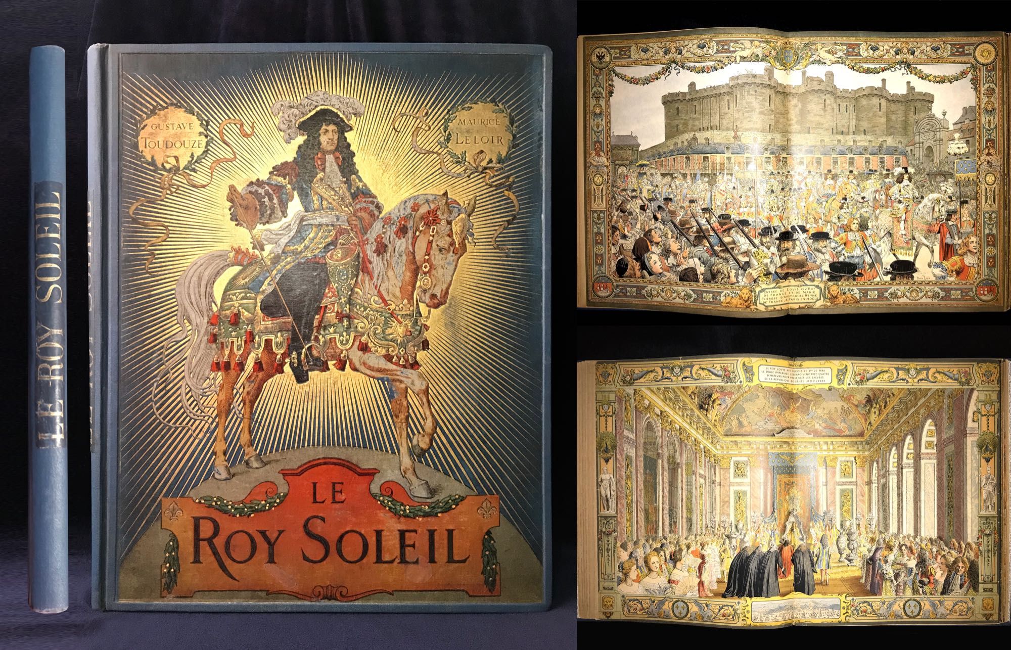 Le Roy Soleil, Gustave Toudouze, Maurice Leloir,Paris, 1908, Ilustrata