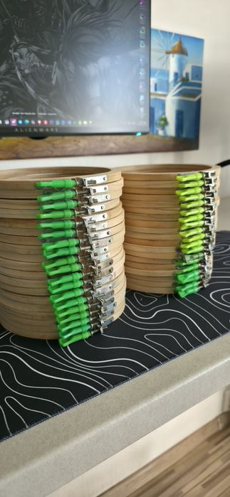 Дървени гергефи за бродерия – Ø 14.5 см