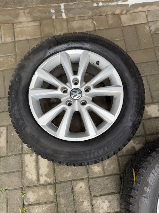 Jante + Cauciucuri iarna 255/55/18 Volkswagen Touareg 5x112 ET 53
