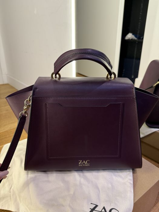 Geanta piele Zac Posen se poarte in 2 moduri