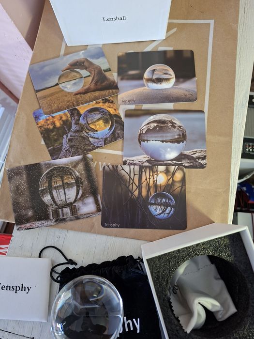 Стъклена сфера за фотографи