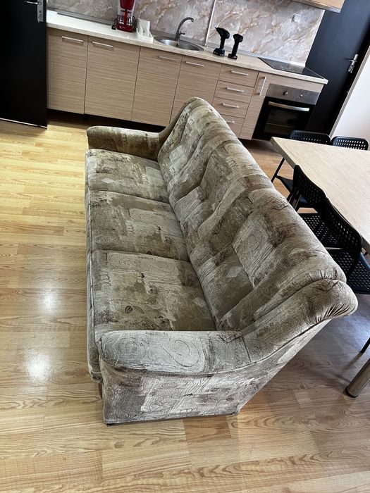 Set complect canapea fixa plus fotoliu