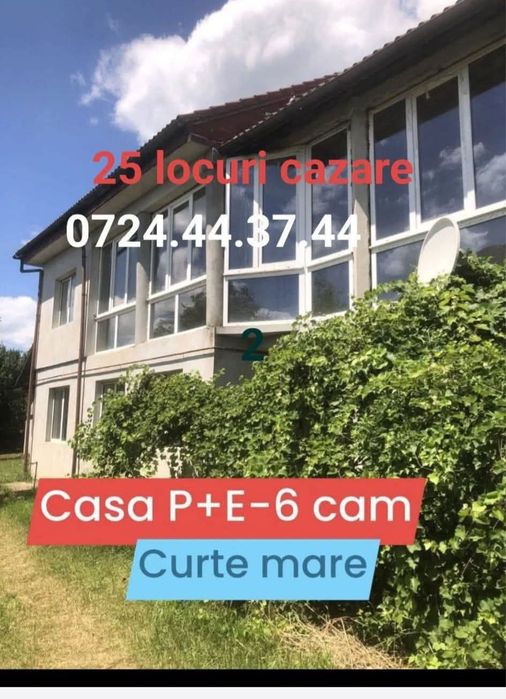 Stop!Casa mare pt activități Azil cazare firma construcții cazare