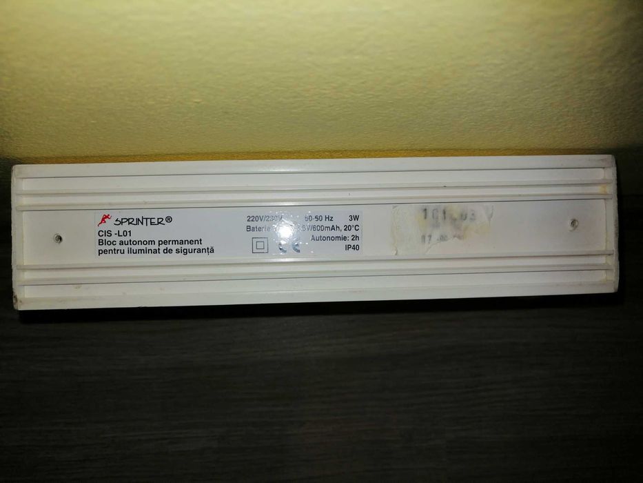 Corp de iluminat de siguranta cu led pentru Iesire