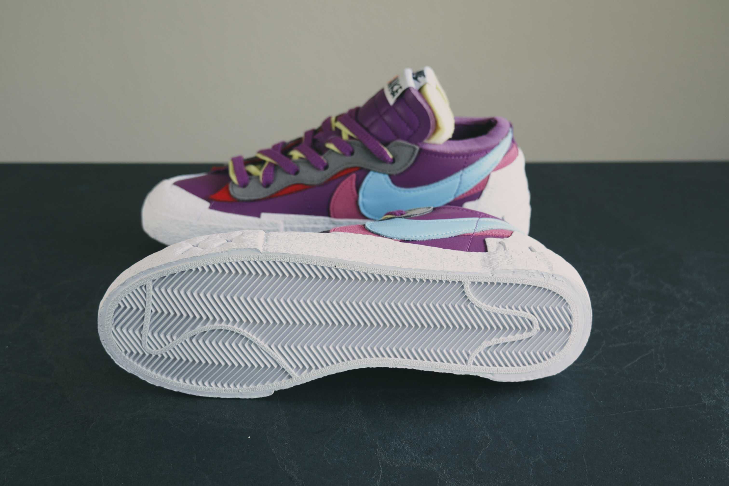 Нови! Nike x KAWS x Sacai Blazer Low "Purple Dusk" - 42 номер
