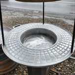 Disc din aluminiu cu pirostrie – set complet pentru gătit în aer liber