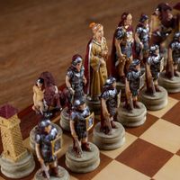 Шахматы сувенирные подарочные "Битва за Египет"