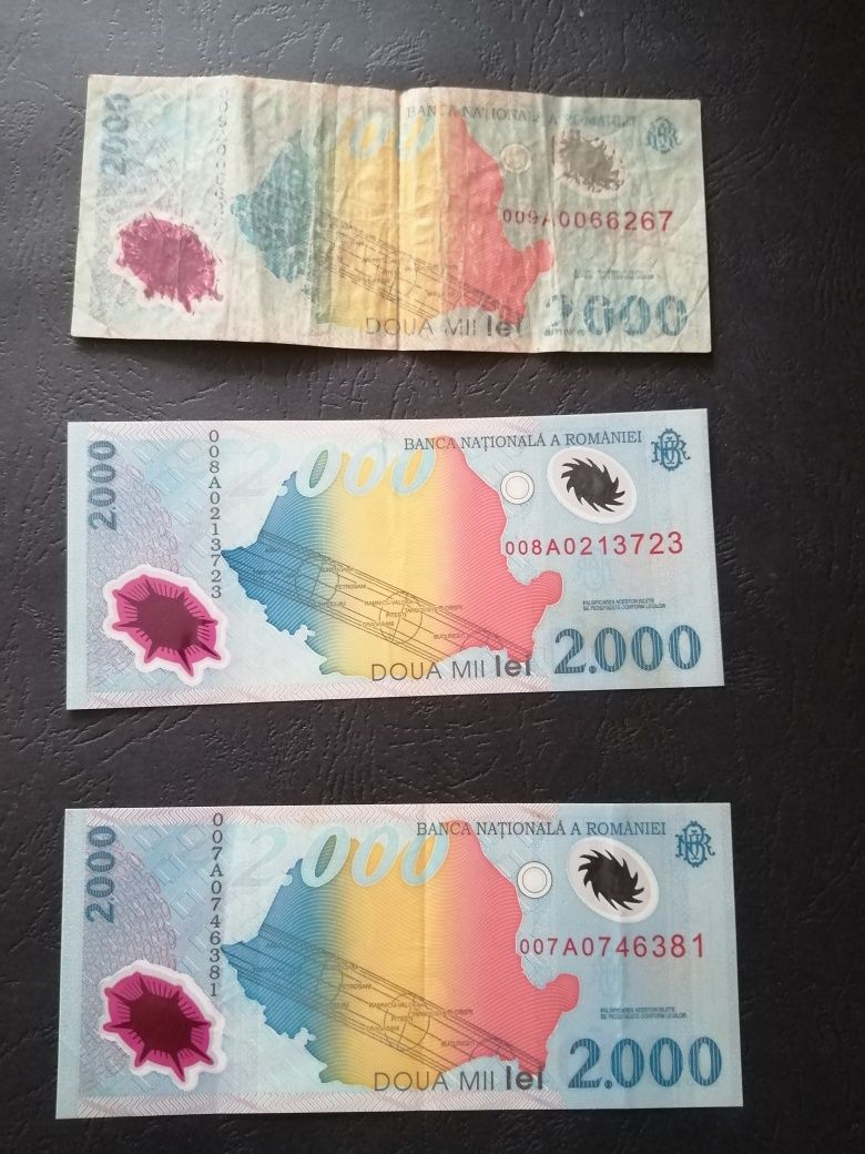 Super Preț, Lot de 3 monezi și 7 Bacnote (seria 001A).