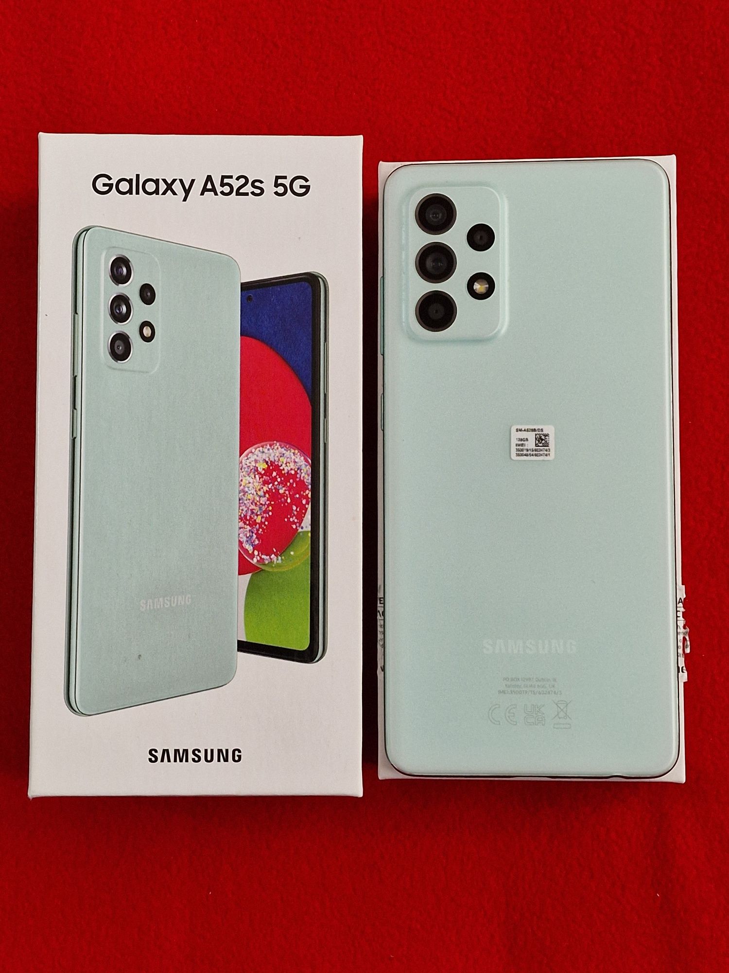 Samsung Galaxy A52s 5G, Green 128Gb, Impecabil, Liber  Folie Silicon.