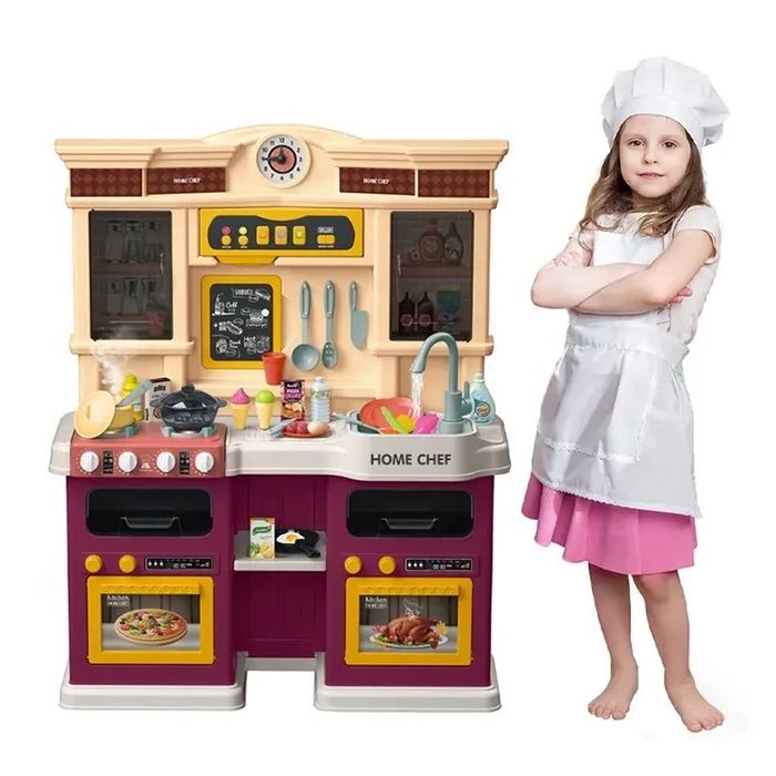 етская кухня с подсветкой, функциями подачи воды и пара